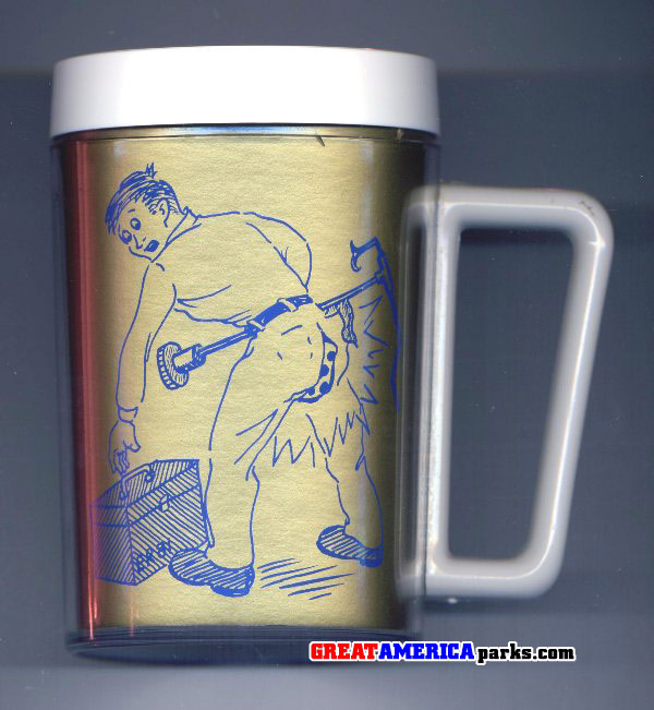 "Blow Out Club" mug artwork
The Wardrobe Department's award for splitting your pants
(circa 1981)
