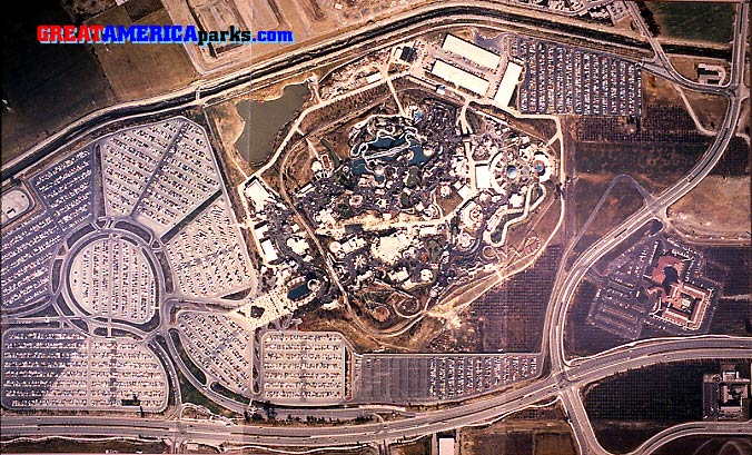 Santa Clara composite aerial
This composite aerial view of the Santa Clara park clearly shows the original parking lot configuration. Just to the right of the park is the Santa Clara Marriott.
