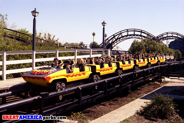 Demon train
Santa Clara, CA -- 1980
A [i]Demon[/i] train is about to enter the station. The "Demon" spared all passengers.
