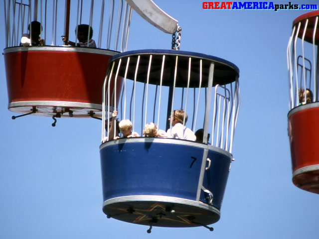 family Whirl
A ride on the Sky Whirl fascinated young children. The Sky Whirl was a huge monster of a ride that the entire family could enjoy together.
