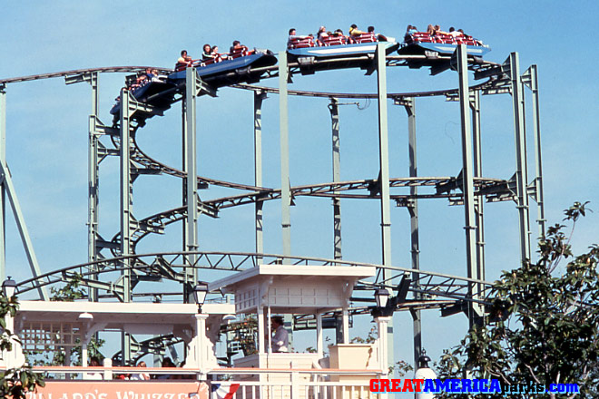 spiral lift
This is a view of the unique spiral lift on [i]Willard's Whizzer[/i].
