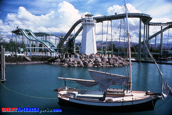 Yankee Clipper overview
Santa Clara, CA
This is an overview of the interlocking flumes: Yankee Clipper and Loggers Run.
