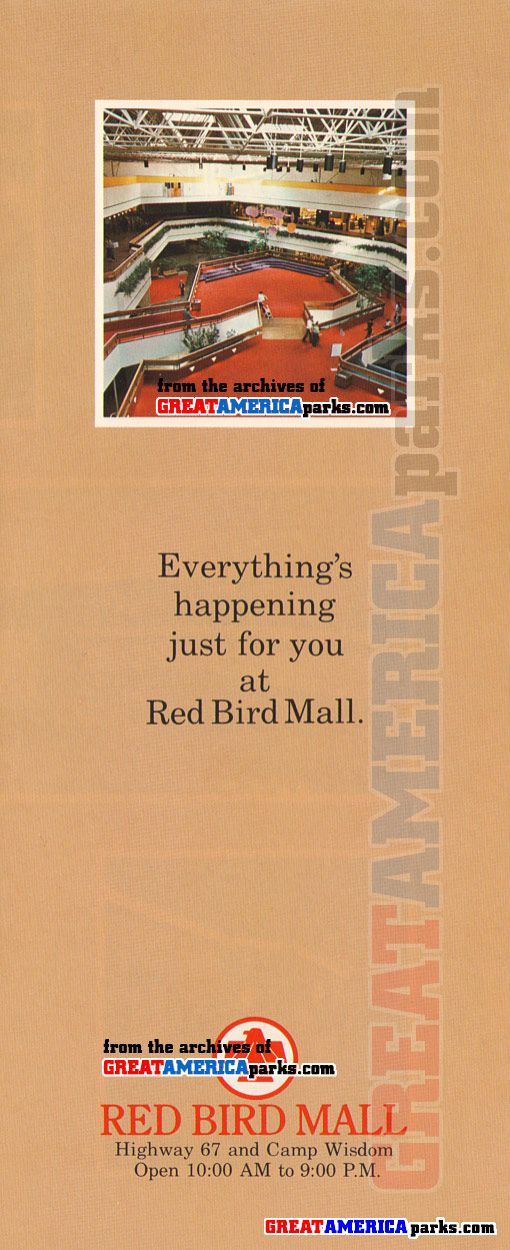 Red Bird Mall early directory
