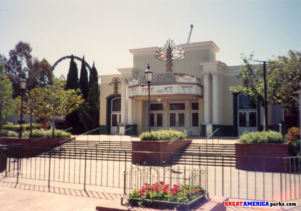 Grand Music Hall
The stately Grand Music Hall with its original marquee and the gate around the outside.  I remember when Gurnee\'s Grand Music Hall looked exactly like this as well.  At least they still call theirs "Grand Music Hall"... 
