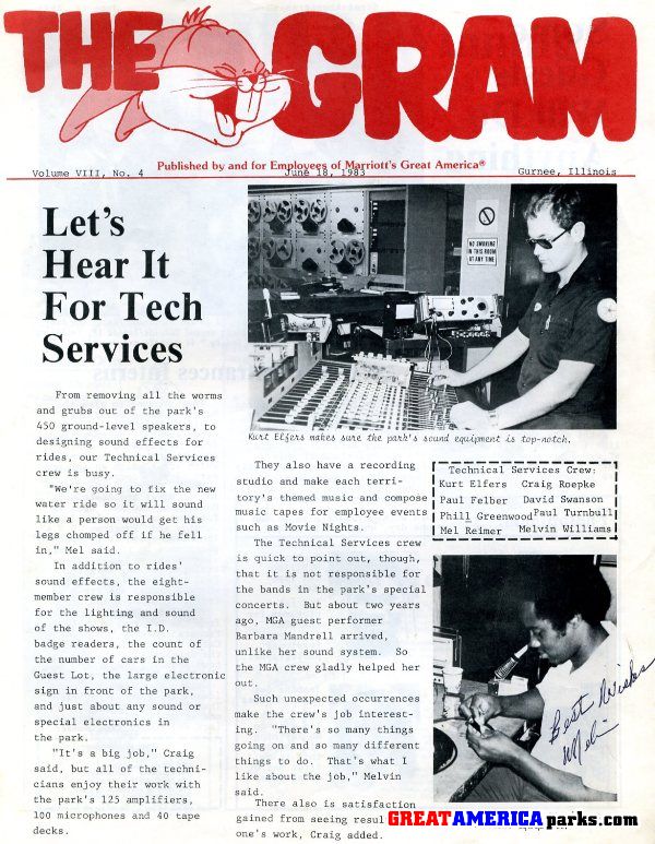 The GRAM recalled edition 6-18-83 Front page
