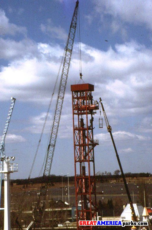 The Edge comes down- The cables are attached
