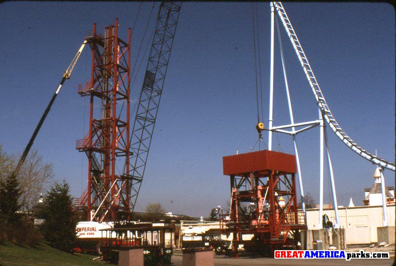 The Edge comes down- Section #1 touches down
