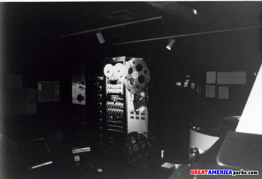 The sound system racks
