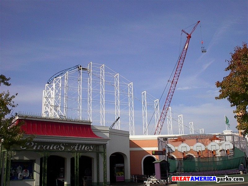 Lift Hill Removal View From Inside The Park
