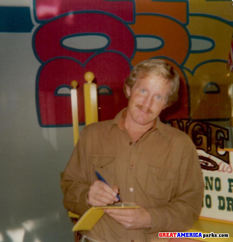 Larry Rezendes signing autographs.
